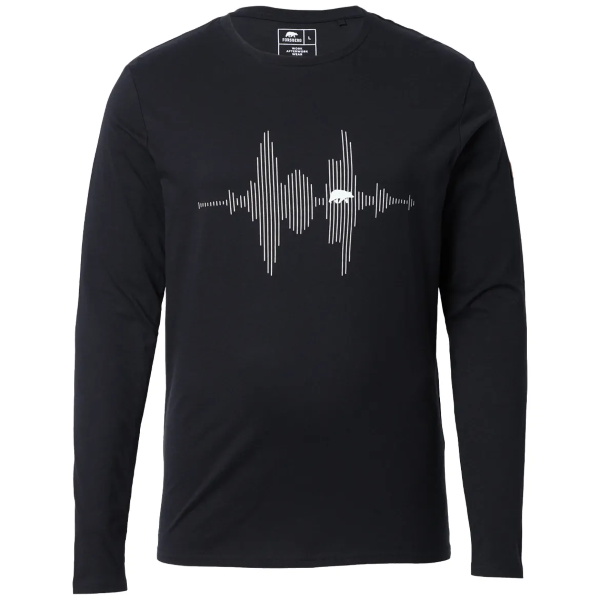 FORSBERG Longsleeve mit Audiowelle