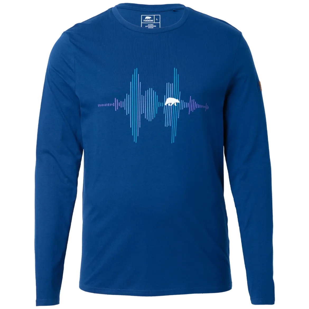 FORSBERG Longsleeve mit Audiowelle
