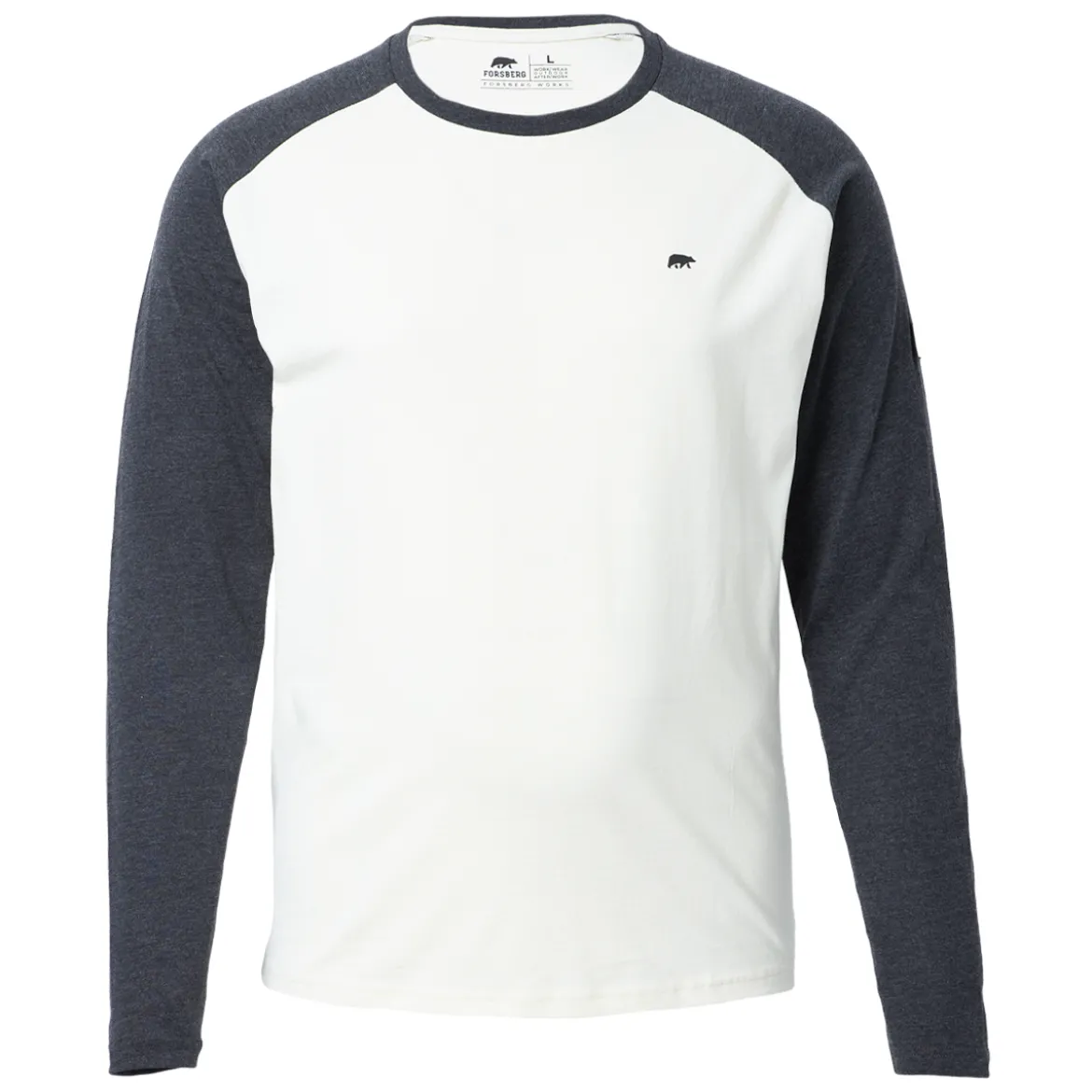 FORSBERG Longsleeve mit kleinem Gummi-Patch