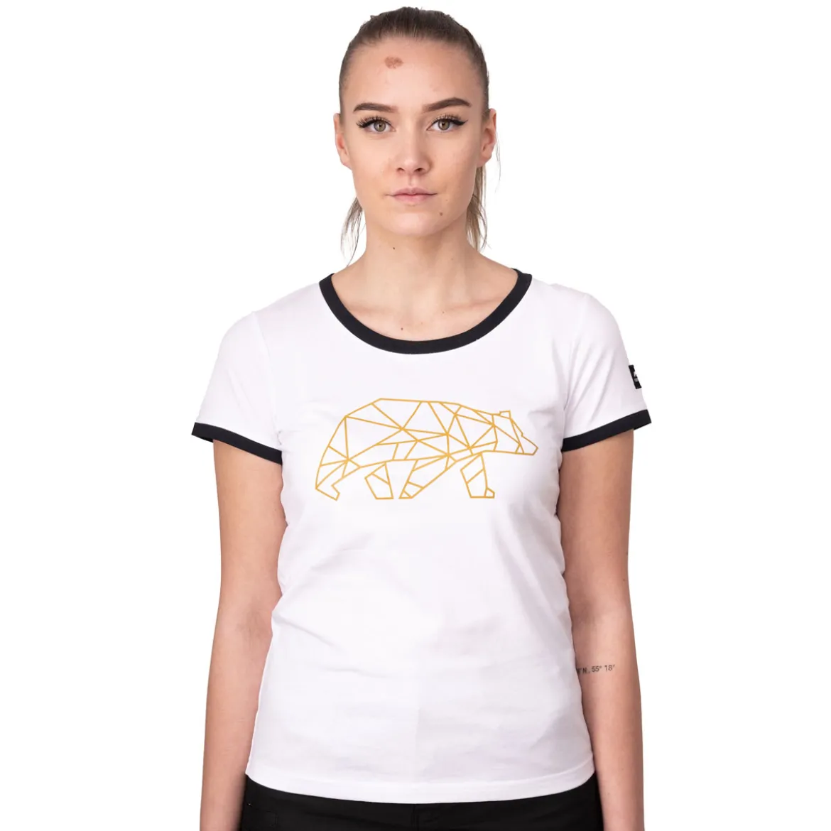 FORSBERG T-Shirt mit Brustlogo Damen