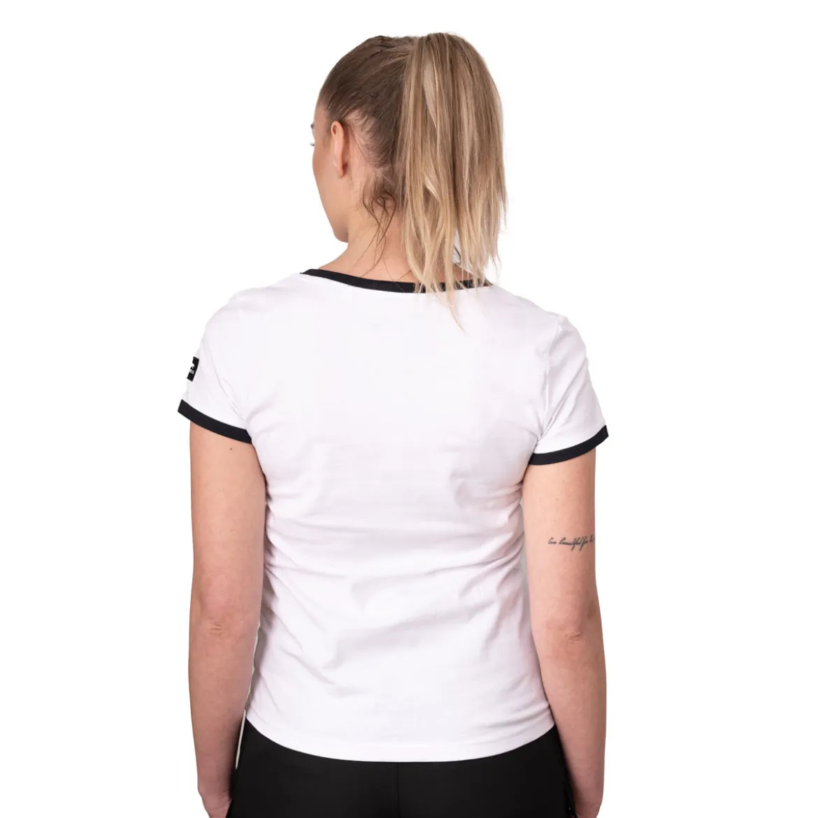 FORSBERG T-Shirt mit Brustlogo Damen