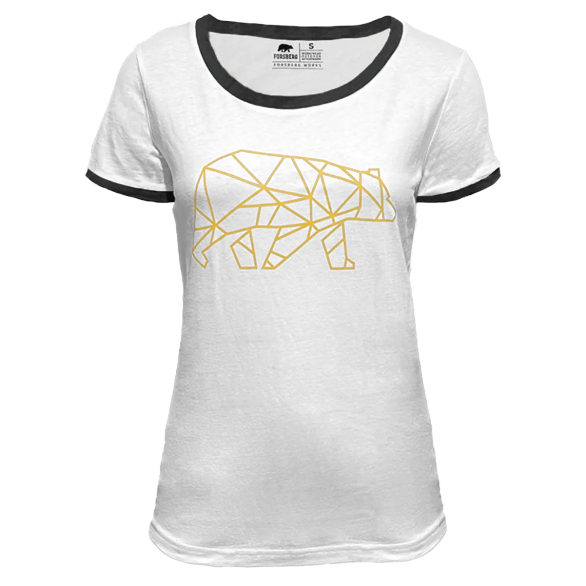 FORSBERG T-Shirt mit Brustlogo Damen
